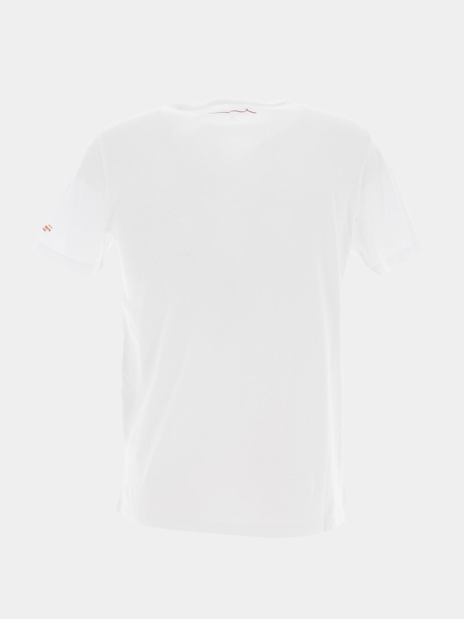 T-shirt logo fleurs ezio 2 blanc homme - Teddy Smith