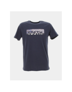 T-shirt logo ezio 2 bleu marine homme - Teddy Smith