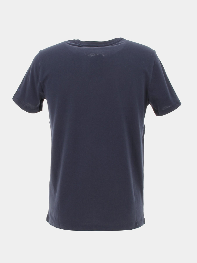 T-shirt logo ezio 2 bleu marine homme - Teddy Smith