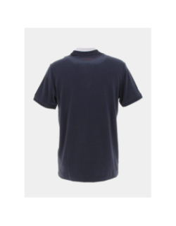 Polo moro col blanc bleu marine homme - Teddy Smith