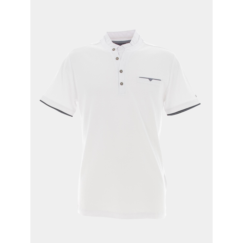 Polo moro blanc homme - Teddy Smith