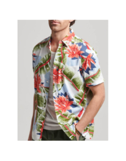 Chemise à fleurs vintage hawaiian multicolore homme - Superdry