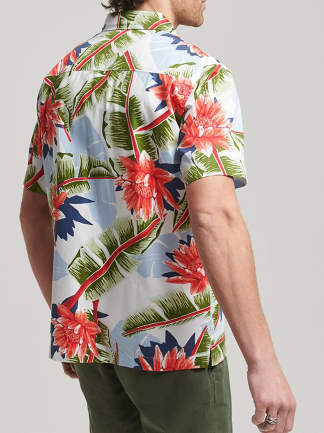 Chemise à fleurs vintage hawaiian multicolore homme - Superdry