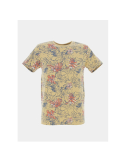 T-shirt à fleurs aop marron homme - Petrol Industries