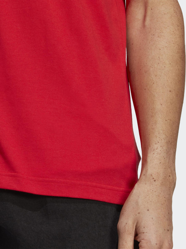 T-shirt linear rouge homme - Adidas