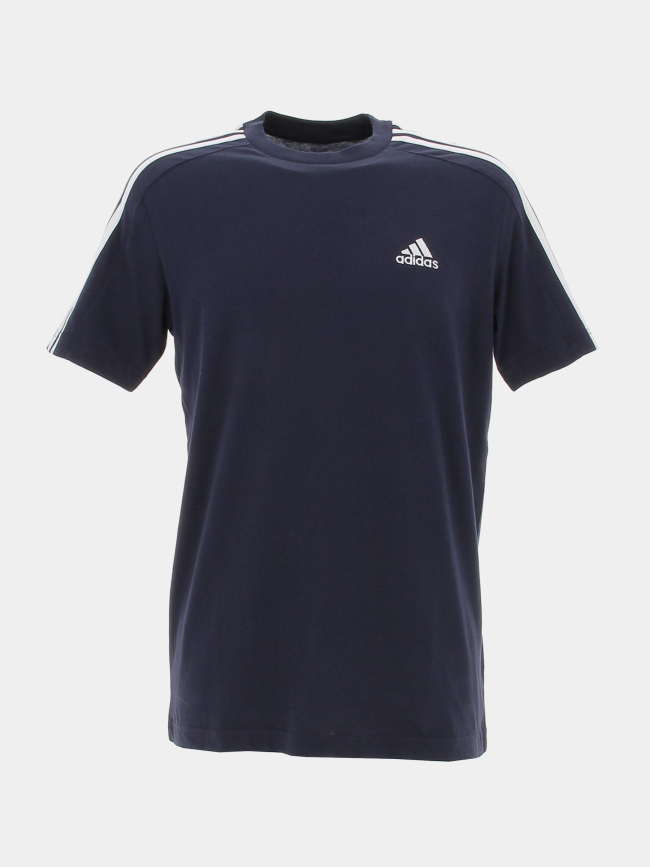 T-shirt sportswear 3 stripes bleu marine homme - Adidas