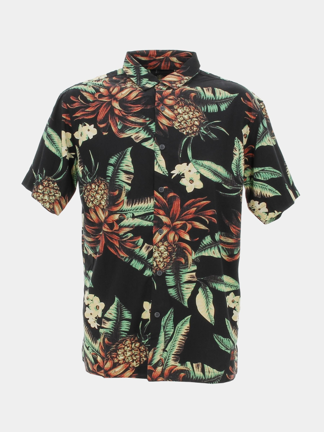 Chemise à fleurs hawaienne vintage noir homme - Superdry