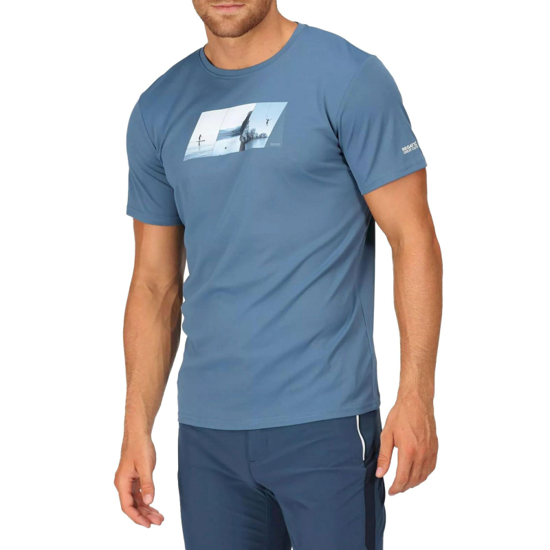 T-shirt de randonnée fingal 7 bleu homme - Regatta