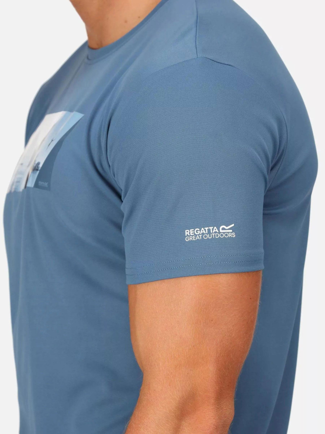 T-shirt de randonnée fingal 7 bleu homme - Regatta