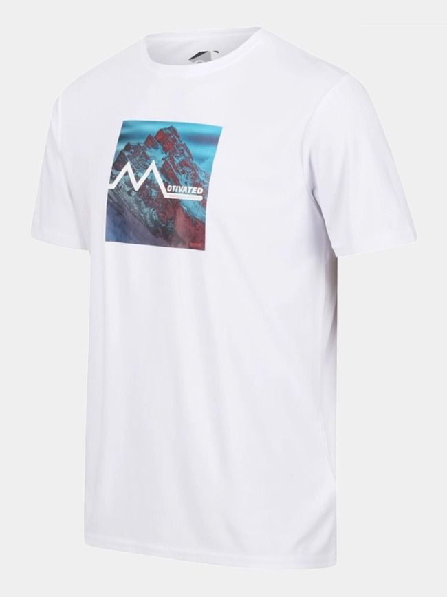 T-shirt de randonnée fingal 6 blanc homme - Regatta