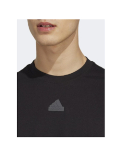 T-shirt ample petit logo noir homme - Adidas