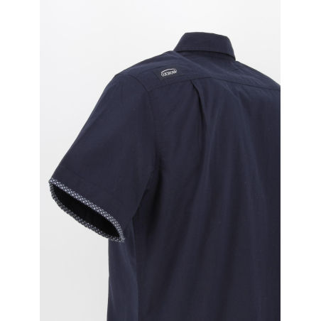 OXBOW Chemise Manches Courtes Unie – Cory Essentials Été 2025 – Popeline Coton Confort Surf Spirit