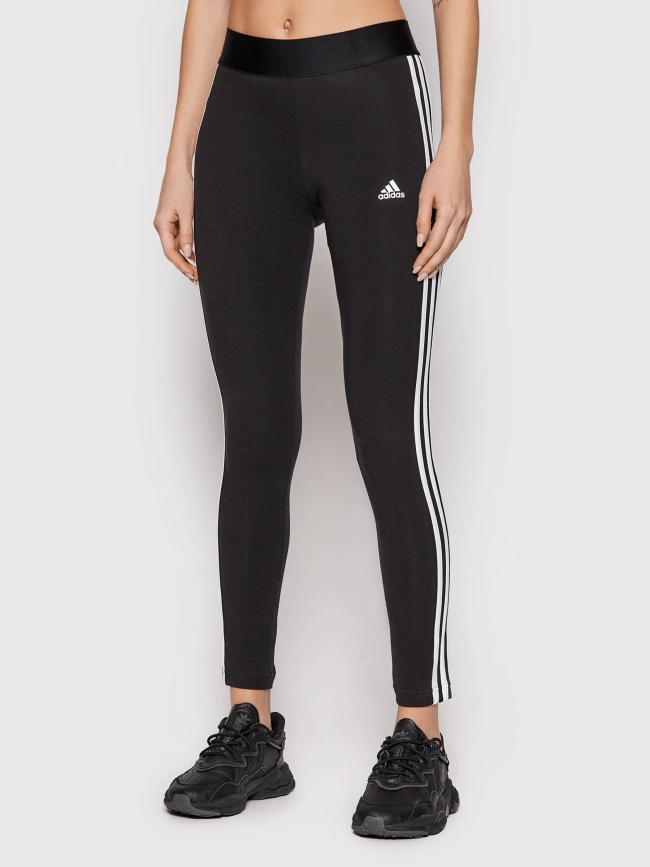 Legging de sport 3 stripes noir femme - Adidas