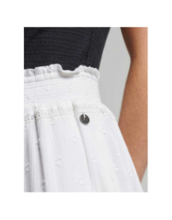 Jupe mini vintage lace dentelle blanc femme - Superdry