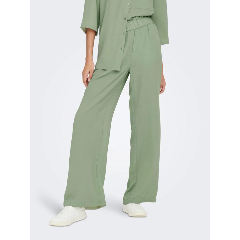 Pantalon fluide large divya vert femme - JDY