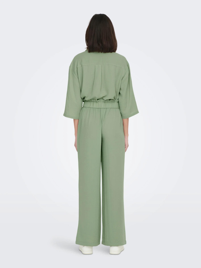 Pantalon fluide large divya vert femme - JDY