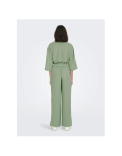 Pantalon fluide large divya vert femme - Jacqueline De Yong