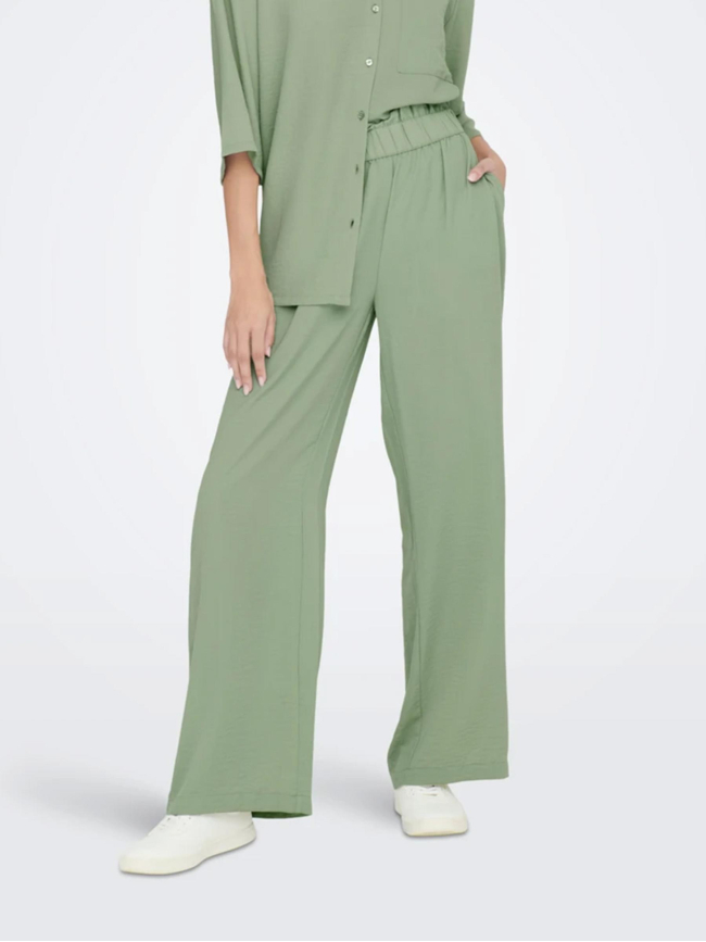 Pantalon fluide large divya vert femme - JDY