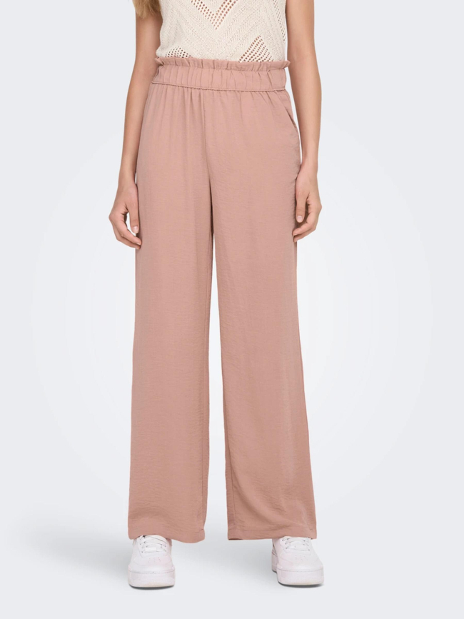 Pantalon fluide large divya rose femme - JDY