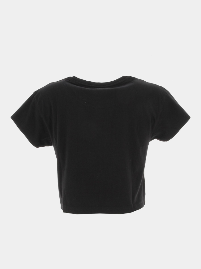 T-shirt crop print noir femme - Von Dutch