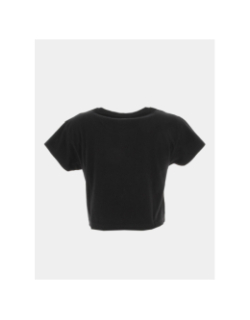 T-shirt crop print noir femme - Von Dutch