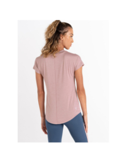 T-shirt de randonnée col v vigilant rose femme - Dare 2b