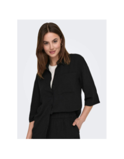 Chemisier ample 3/4 divya noir femme - JDY
