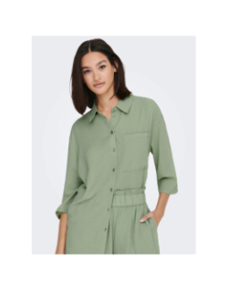 Chemisier ample 3/4 divya vert femme - JDY