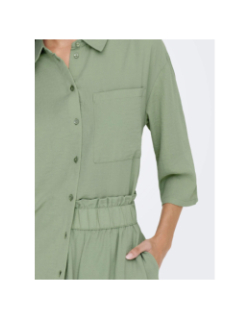 Chemisier ample 3/4 divya vert femme - JDY