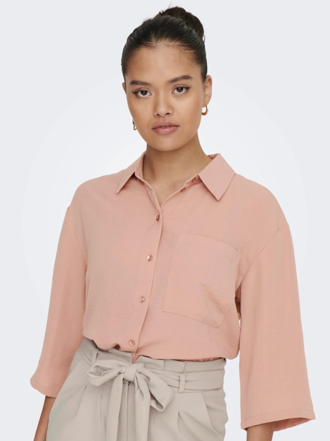 Chemisier ample 3/4 divya rose femme - JDY