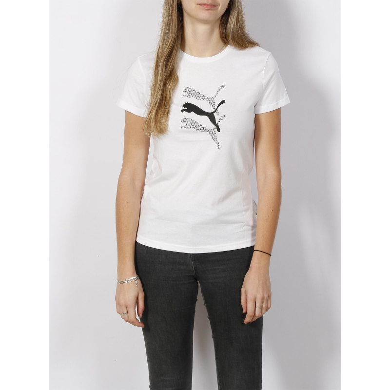 T-shirt grafs laser blanc femme - Puma