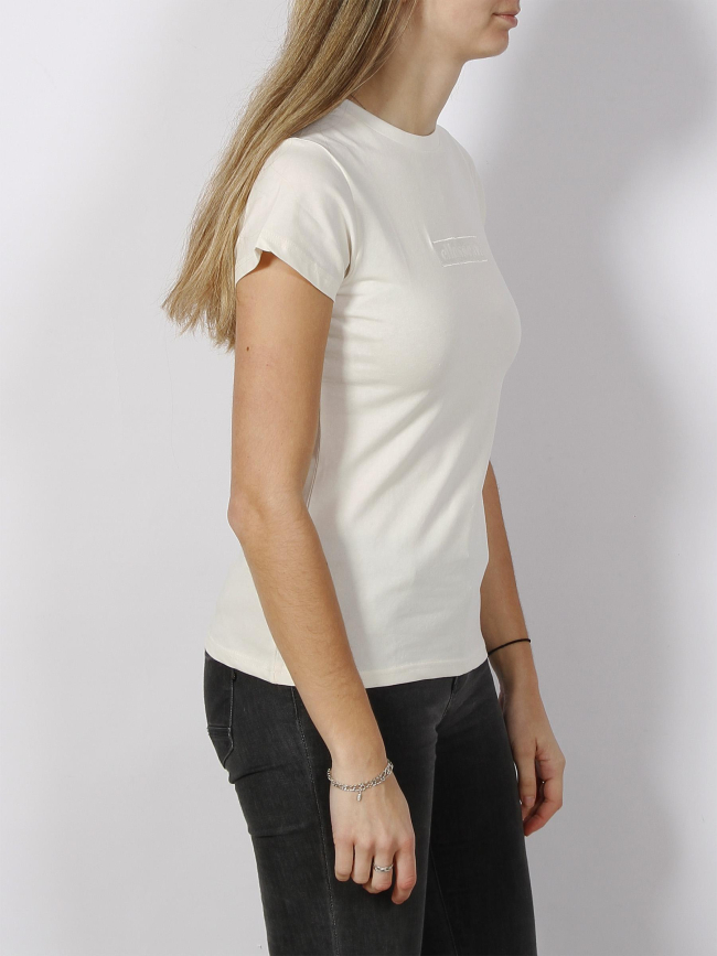 T-shirt crolo blanc écru femme - Ellesse