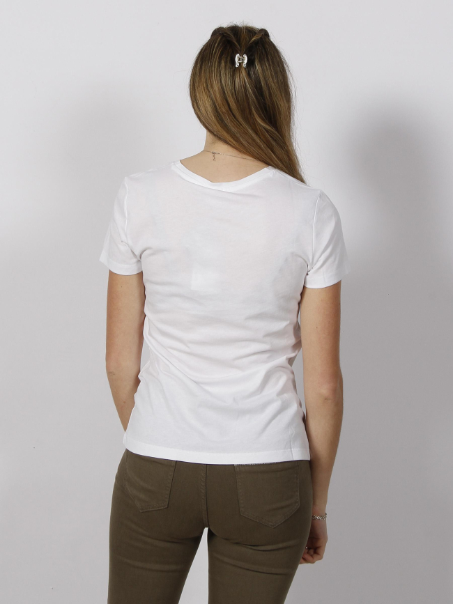 T-shirt regular daya blanc femme - Only