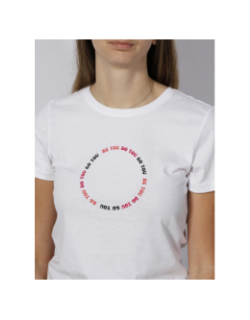 T-shirt regular daya blanc femme - Only