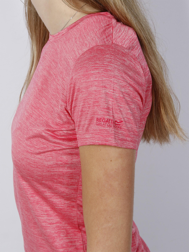 T-shirt de randonnée fingal edition rose femme - Regatta