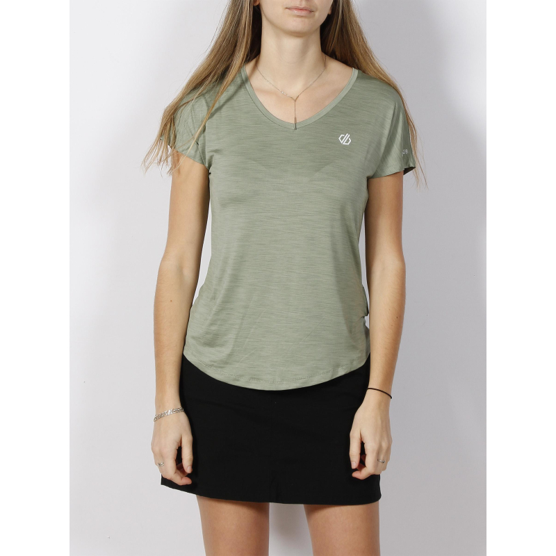 T-shirt de randonnée vigilant vert femme - Dare 2b