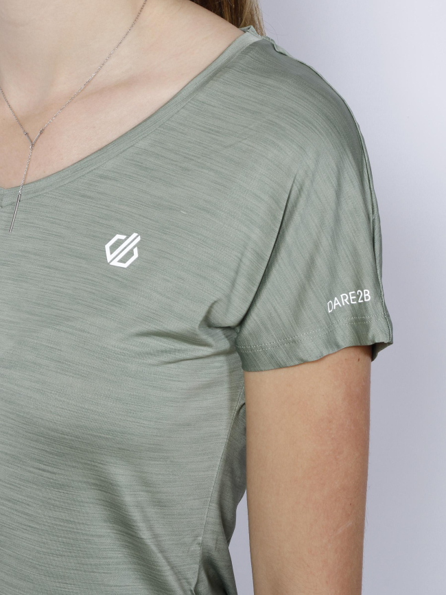 T-shirt de randonnée vigilant vert femme - Dare 2b