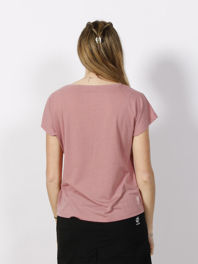 T-shirt de randonnée persisting rose femme - Dare 2b