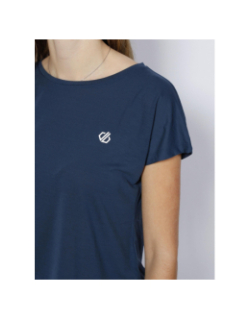 T-shirt de randonnée persisting bleu marine femme - Dare 2b
