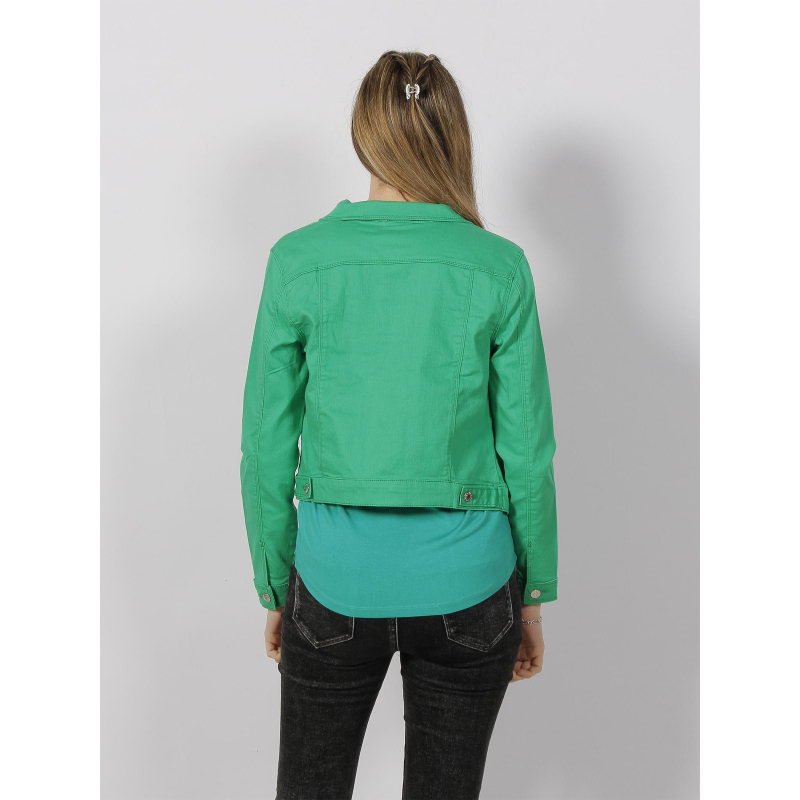 Veste en jean wild soya vert femme Vero Moda wimod
