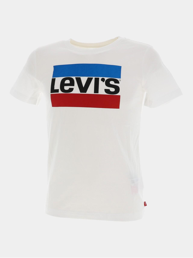 T-shirt logo sportswear bleu rouge blanc enfant - Levi's