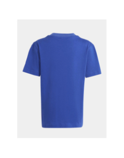 T-shirt colorblock 3 stripes bleu enfant - Adidas