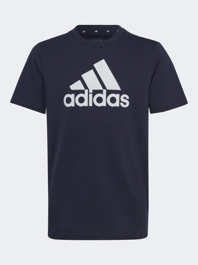 T-shirt big logo bleu marine enfant - Adidas