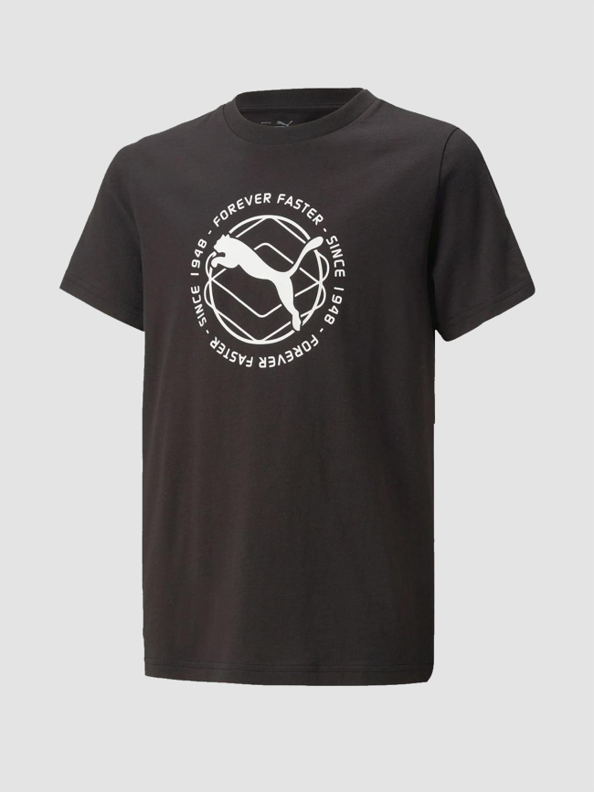 T-shirt active graf noir enfant - Puma