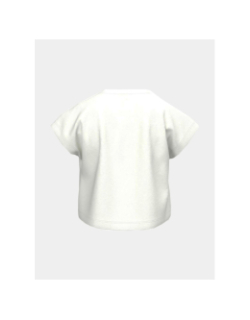 T-shirt crop top florida vilma blanc fille - Name It