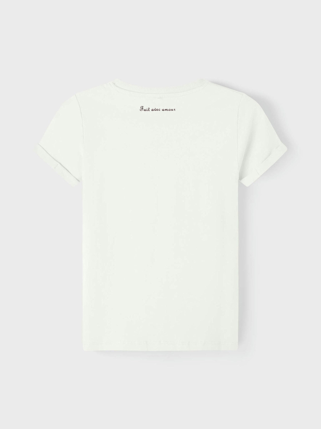 T-shirt summer vibes farine blanc fille - Name It