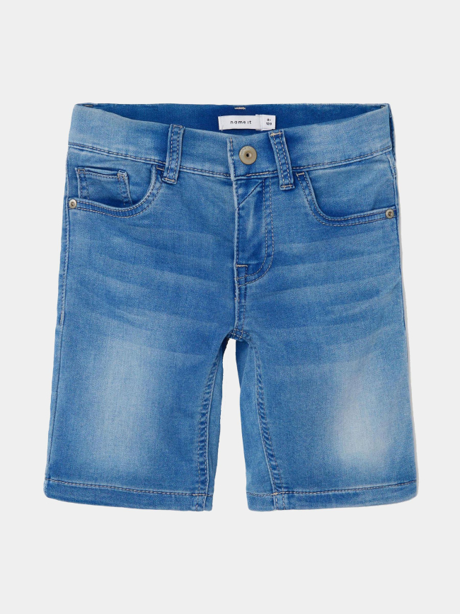 Short en jean theo stretch bleu enfant - Name It