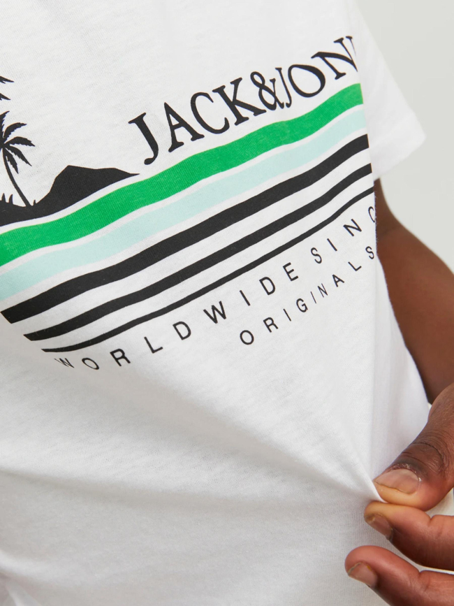 T-shirt cody summer blanc garçon - Jack & Jones
