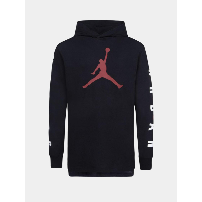 Sweat à capuche fin air noir enfant - Jordan