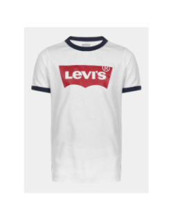 T-shirt batwing ringer logo blanc enfant - Levi's